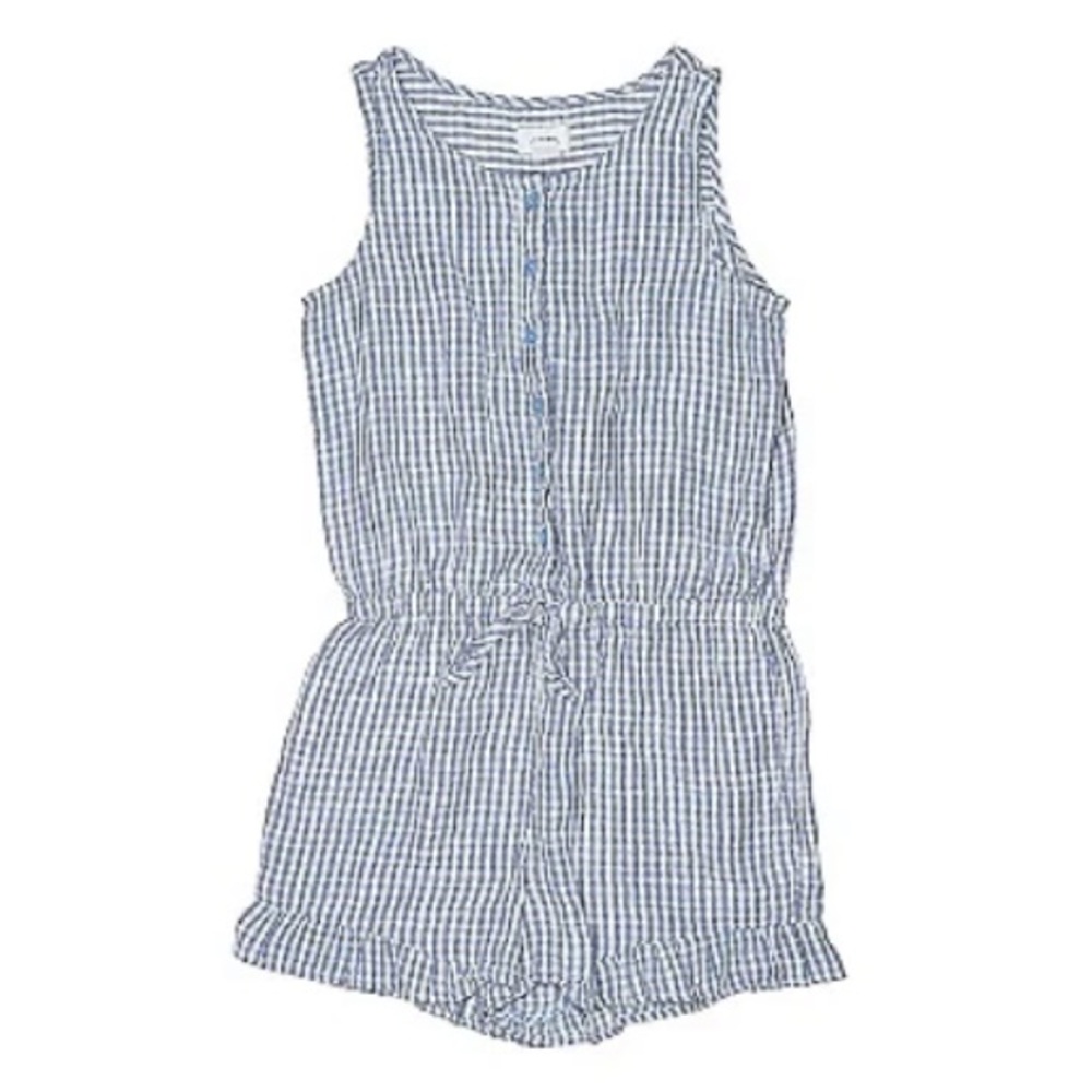 Girls checkered romper